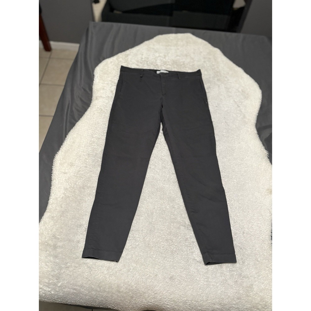 Zara‎ Men's Gray Slim Tapared Dress Pants Size 32 Ankle Zip 32x28